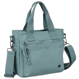    Dámska kabelka Peterson Ptn Csm-07-7703, petrolejovo modrá, crossbody 30 x 23 x 10 cm