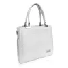 Zellia Zvn24001 női ezüst kézitáska, oldalpánttal 22,5 x 20,5 x 7 cm