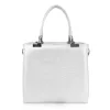 Zellia Zvn24001 női ezüst kézitáska, oldalpánttal 22,5 x 20,5 x 7 cm