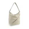 Zellia ZLB332 női bézs válltáska, oldalpántal 30 x 25 x 12,5 cm