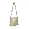  Malá zlatá dámska kabelka Zellia Zvn24011, crossbody, 22 x 18 x 9 cm
