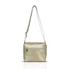  Malá zlatá dámska kabelka Zellia Zvn24011, crossbody, 22 x 18 x 9 cm
