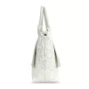  Zellia vzor hadej kože biela dámska kabelka 26 × 25 cm