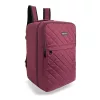  Batoh na príručnú batožinu Zellia Hz-104 bordový Vizz Air Ryanair - prešívaný - vodoodpudivý 40 X 25 X 20 Cm