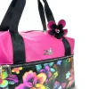 Zellia 24196 pink virág mintás sporttáska 40 x 30 x 19 cm