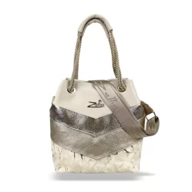    Dámska kabelka cez rameno Zellia 24056 béžovo-zlatá 29 X 27 X 16 cm