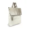  Dámsky béžovo-zlatý batoh Zellia Hz-122 38 x 35 x 10 cm