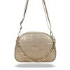  Dámska crossbody kabelka Zellia Zvn22025 ružovo-zlatá - trblietavá -