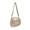  Dámska crossbody kabelka Zellia Zvn22025 ružovo-zlatá - trblietavá -