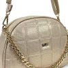  Dámska crossbody kabelka Zellia Zvn22025 ružovo-zlatá - trblietavá -