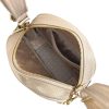  Dámska crossbody kabelka Zellia Zvn22025 ružovo-zlatá - trblietavá -