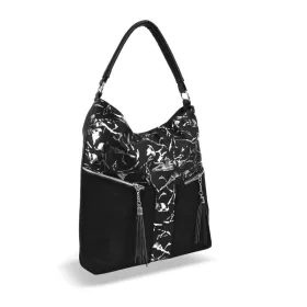  Dámska taška cez rameno Zellia 21052 čierna - list -