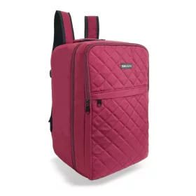    Zellia červený Vizz Air Ryanair ruksak do príručnej batožiny Hz-104 - prešívaný - vodoodpudivý 40 X 25 X 20 Cm