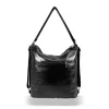  Dámska kabelka cez rameno, batoh Zellia 24157 čierno-strieborná 31 x 31 x 13 cm