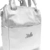  Dámsky strieborno-biely batoh Zellia 24136 26 x 24 x 14 cm