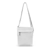  Biela dámska bočná taška Zellia 21 × 18 cm