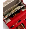  Dámska kožená peňaženka Peterson Ptn 72037-Sgn-8454 červená
