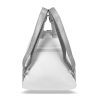  Dámsky batoh Zellia Hz-119 bielo-striebornej farby 33 x 25 x 14 cm
