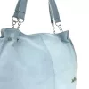Zellia Zlb393 babakék női velúr válltáska 30 x 29 x 12 cm