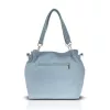 Zellia Zlb393 babakék női velúr válltáska 30 x 29 x 12 cm