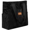Rovicky R-Tz-01-2356 Black W01 márvány mintás shopper táska 30x 28 x 15 cm