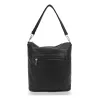  Čierna dámska taška cez rameno Zellia, bočná taška 38 × 25 cm
