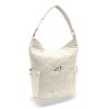  Zellia Monaco prešívaná béžová dámska taška cez rameno, bočná taška 35 x 33 cm