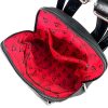  Dámsky batoh Zellia Hz-119 bielo-striebornej farby 33 x 25 x 14 cm
