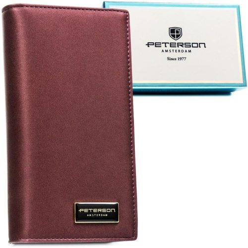 Peterson Női Pénztárca - Echo És Természetes Bőr Ptn Ps1431-Hnl-2869 Purple