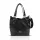 Zellia Zlb475 Mozaik fekete lakk női válltáska 34 x 29 x 14 cm