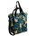  Rovicky r-tz15605-6909 09 shopper tyrkysový kvetinový vzor shopper 47 x 40 x 18 cm