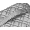  Dámska kozmetická taštička Peterson Ptnkos-Da-11-3217 striebornej farby, toaletná taštička 21 x 13,5 x 13,5 cm