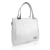 Zellia Zvn24001 női ezüst kézitáska, oldalpánttal 22,5 x 20,5 x 7 cm