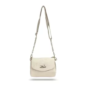    Dámska crossbody kabelka Zellia 25101 béžová - semišová -
