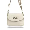 Dámska crossbody kabelka Zellia 25101 béžová - semišová -
