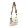  Dámska crossbody kabelka Zellia 25101 béžová - semišová -
