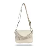  Dámska crossbody kabelka Zellia 25101 béžová - semišová -