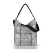  Dámska taška cez rameno Zellia 19141 grafitovej farby 37 x 30 x 13,5 cm