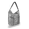  Dámska taška cez rameno Zellia 19141 grafitovej farby 37 x 30 x 13,5 cm