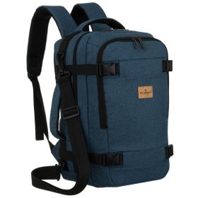    Modrý batoh Peterson Ptn Sikorka-647 - príručná batožina WizzAir, Rianair 40 x 25 x 20 cm