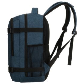    Modrý batoh Peterson Ptn Sikorka-647 - príručná batožina WizzAir, Rianair 40 x 25 x 20 cm