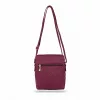 Zellia ZVN22004 bordó női oldaltáska, crossbody 21 x 18 x 6 cm