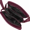Zellia ZVN22004 bordó női oldaltáska, crossbody 21 x 18 x 6 cm