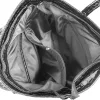  Dámska kabelka cez rameno Zellia Td57 s čiernym krokodílím vzorom 35 × 30 × 12 cm
