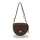  Dámska crossbody kabelka Zellia 21028 hnedá semišová 23 x 23 x 11 cm