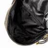 Zellia Zlb12 Shimmer fekete női patkótáska, oldaltáska 34 x 29 x 14 cm