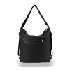  Dámska taška cez rameno, batoh Zellia 24157 v čierno-grafitovej farbe, rozmery 31 x 31 x 13 cm