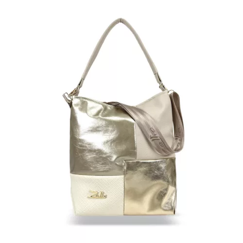  Dámska trikolórová kabelka cez rameno Zellia Zlb111 32 x 27 x 13 cm