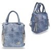 Zellia 24122 Jeans Blue - kék női hátizsák 26 x 24 x 14 cm