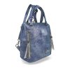 Zellia 24122 Jeans Blue - kék női hátizsák 26 x 24 x 14 cm